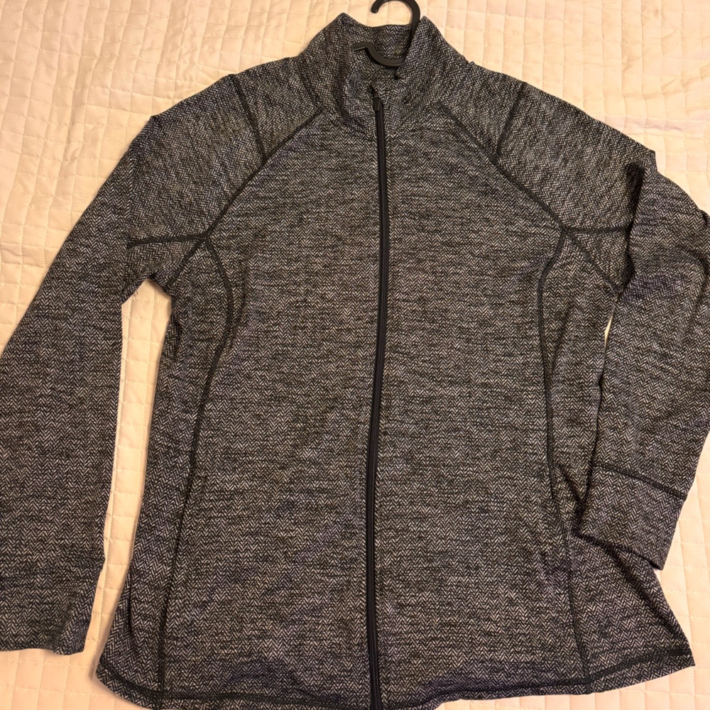 Old Navy Active Gray Full-Zip Jacket